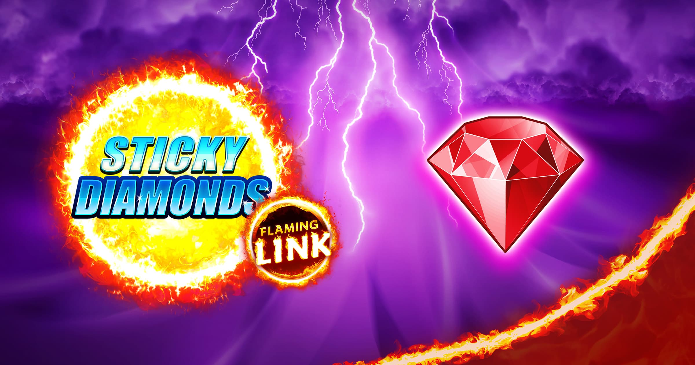 Sticky Diamonds Flaming Link